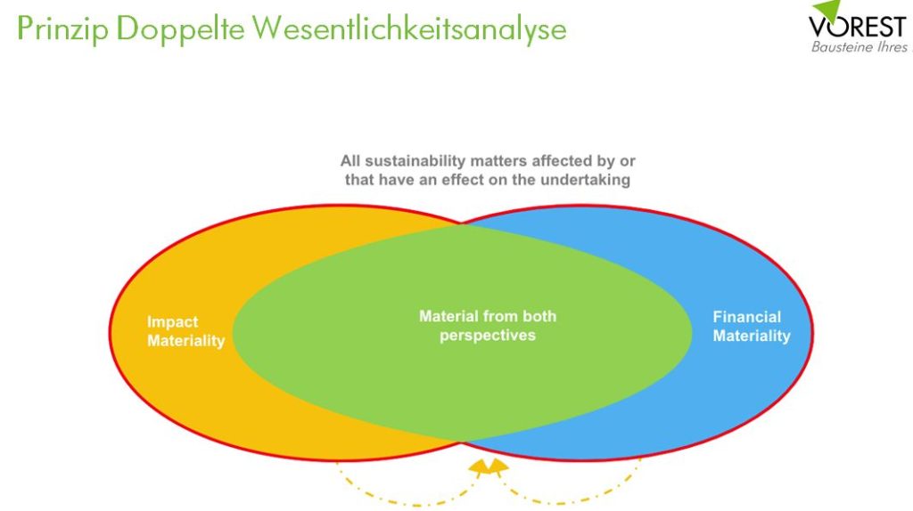 Prinzip der doppelten Wesentlichkeitanalyse